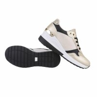 Damen Low-Sneakers - gold