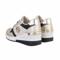 Damen Low-Sneakers - gold
