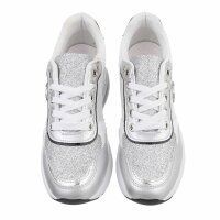 Damen Low-Sneakers - silver