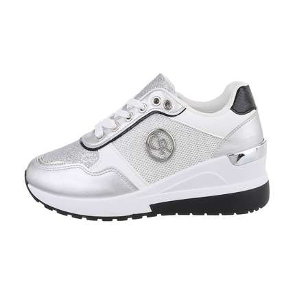 Damen Low-Sneakers - silver Gr. 38