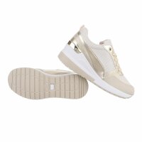 Damen Low-Sneakers - apricot