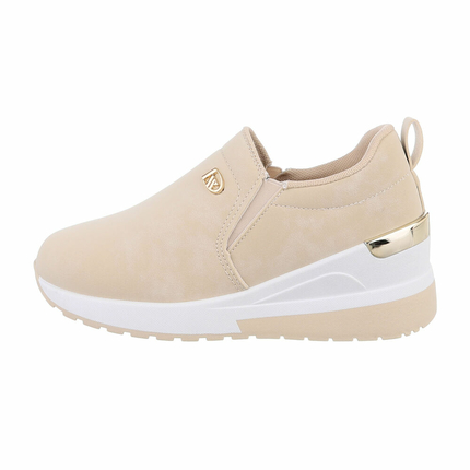 Damen Low-Sneakers - apricot