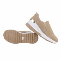 Damen Low-Sneakers - khaki