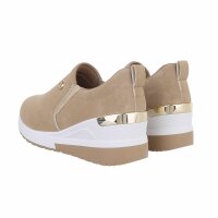 Damen Low-Sneakers - khaki