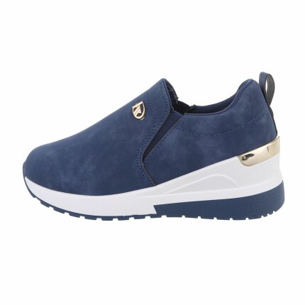 Damen Low-Sneakers - navy - 12 Paar