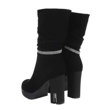 Damen High-Heel Stiefeletten - black