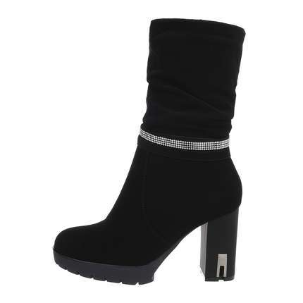 Damen High-Heel Stiefeletten - black Gr. 38