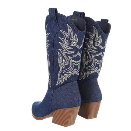 Damen Western- & Bikerboots - dblue