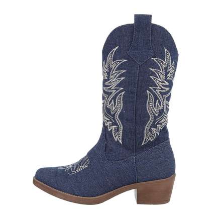 Damen Western- & Bikerboots - dblue