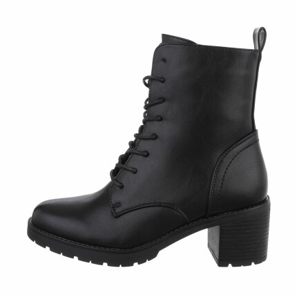 Damen Schnürstiefeletten - black