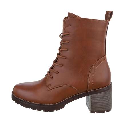 Damen Schnrstiefeletten - camel Gr. 37