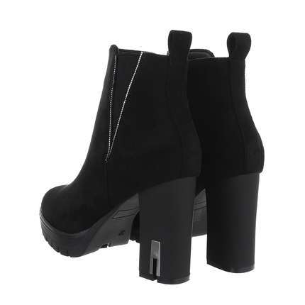 Damen High-Heel Stiefeletten - black