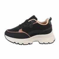 Damen Low-Sneakers - black