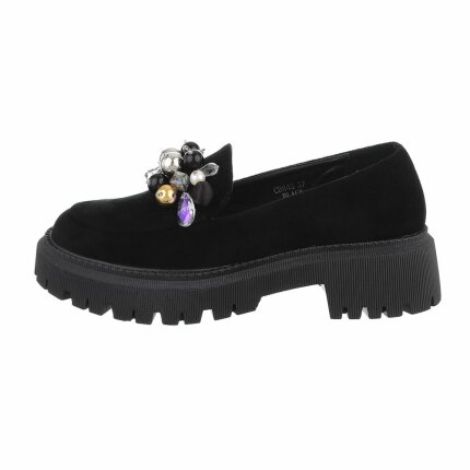 Damen Slipper - black Gr. 36