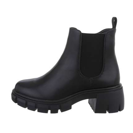 Damen Chelsea Boots - blackpu Gr. 41