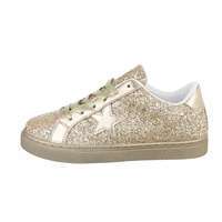 Damen Low-Sneakers - gold