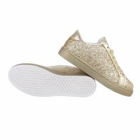 Damen Low-Sneakers - gold