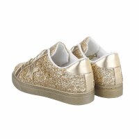 Damen Low-Sneakers - gold