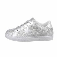 Damen Low-Sneakers - silver