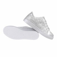 Damen Low-Sneakers - silver