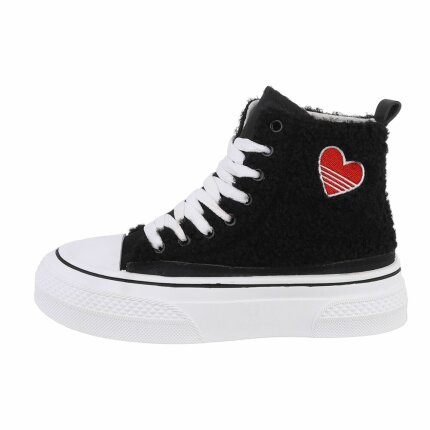 Damen High-Sneakers - black - 12 Paar
