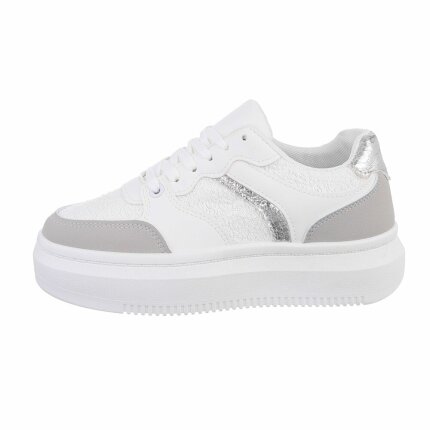 Damen Low-Sneakers - white - 12 Paar