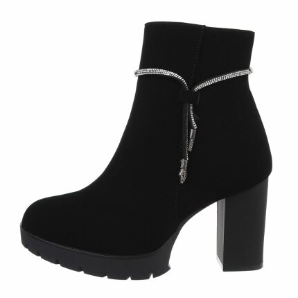 Damen High-Heel Stiefeletten - blacka Gr. 37