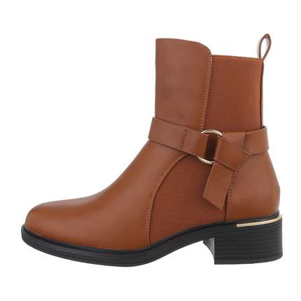 Damen Klassische Stiefeletten - camel