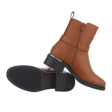 Damen Klassische Stiefeletten - camel