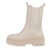 Damen Chelsea Boots - beige