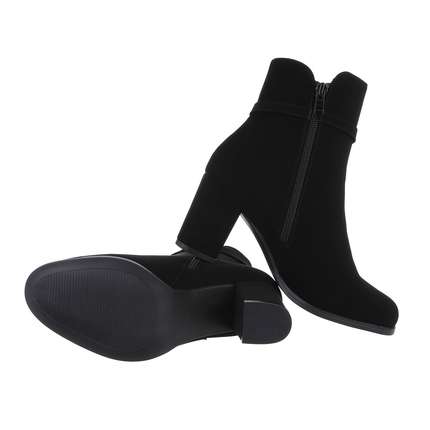 Damen High-Heel Stiefeletten - black