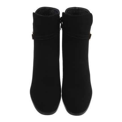 Damen High-Heel Stiefeletten - black