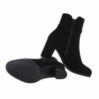 Damen High-Heel Stiefeletten - black
