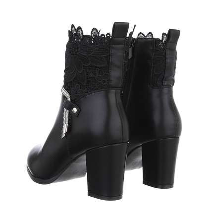 Damen High-Heel Stiefeletten - black Gr. 36