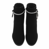 Damen High-Heel Stiefeletten - black