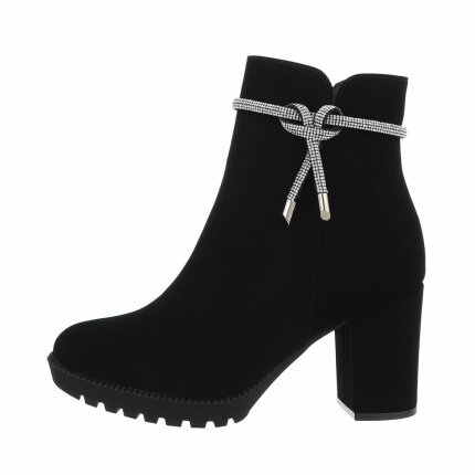 Damen High-Heel Stiefeletten - black Gr. 36