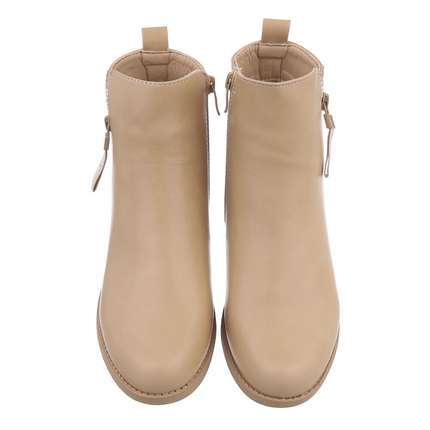 Damen Klassische Stiefeletten - beige