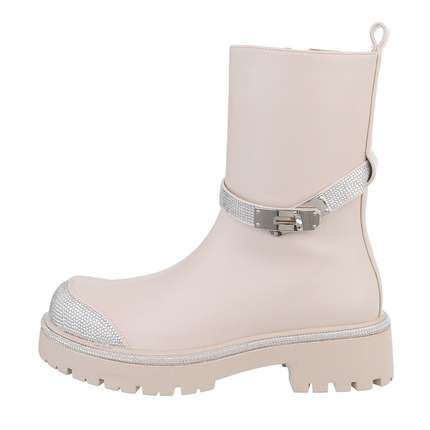 Damen Klassische Stiefeletten - beige Gr. 36