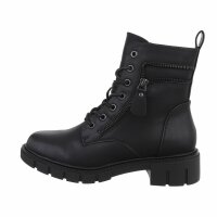 Damen Schnrstiefeletten - black