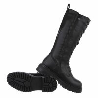 Damen Schnürstiefel - black