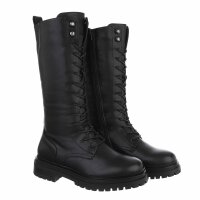 Damen Schnürstiefel - black