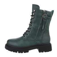 Damen Schnrstiefeletten - green