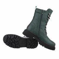 Damen Schnürstiefeletten - green