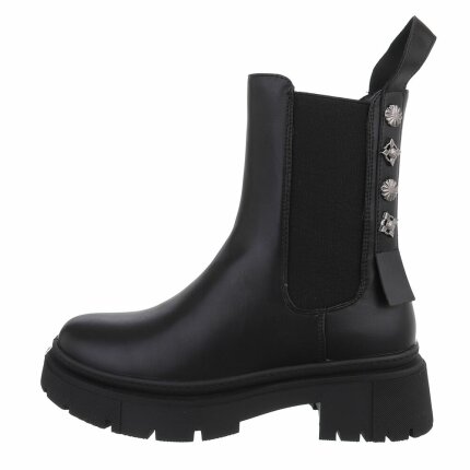 Damen Chelsea Boots - black - 12 Paar