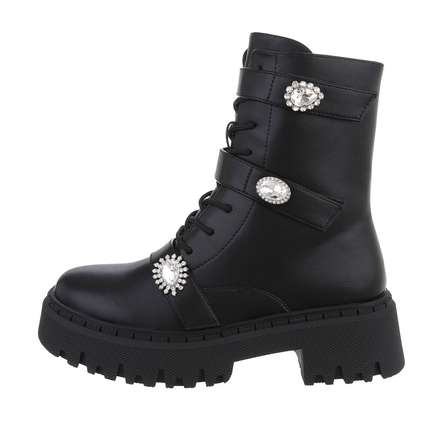 Damen Schnürstiefeletten - black