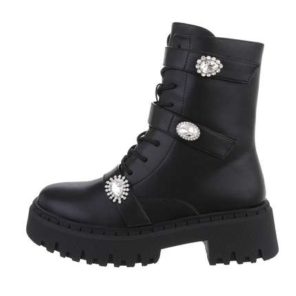 Damen Schnrstiefeletten - black