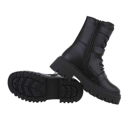 Damen Schnrstiefeletten - black