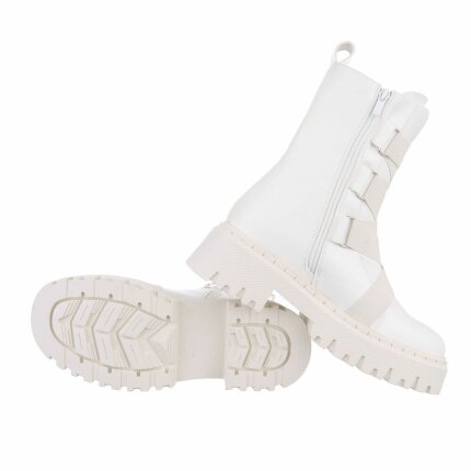 Damen Klassische Stiefeletten - white