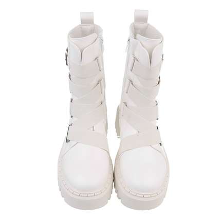 Damen Klassische Stiefeletten - white