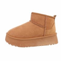 Damen Winterstiefeletten - camel